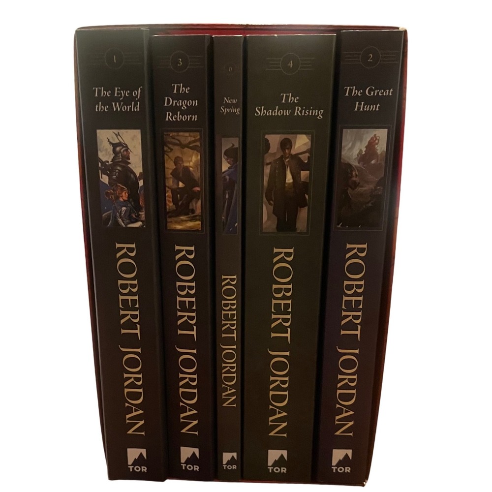 Robert Jordan The Wheel of Time Box Set Books Paperbacks Tor Fantasy 4 books
